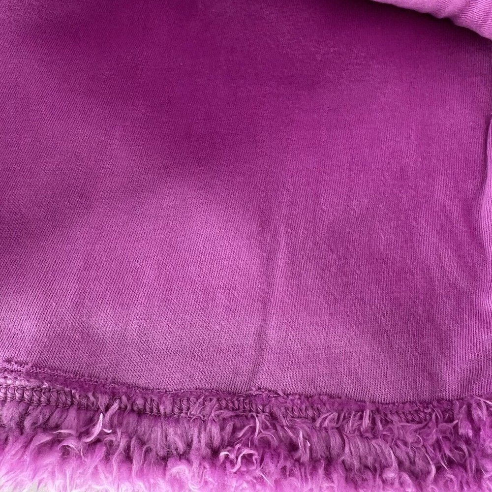 Harper Canyon NEW Girls Purple Lily Fuzzy Hoodie With Ears Size 4 Pullover - Picture 4 of 8